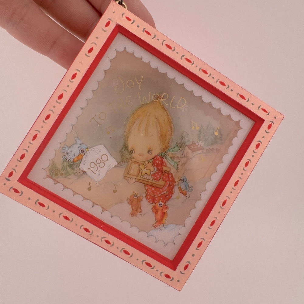 Vintage 1980 Hallmark Christmas Ornament Precious Moments